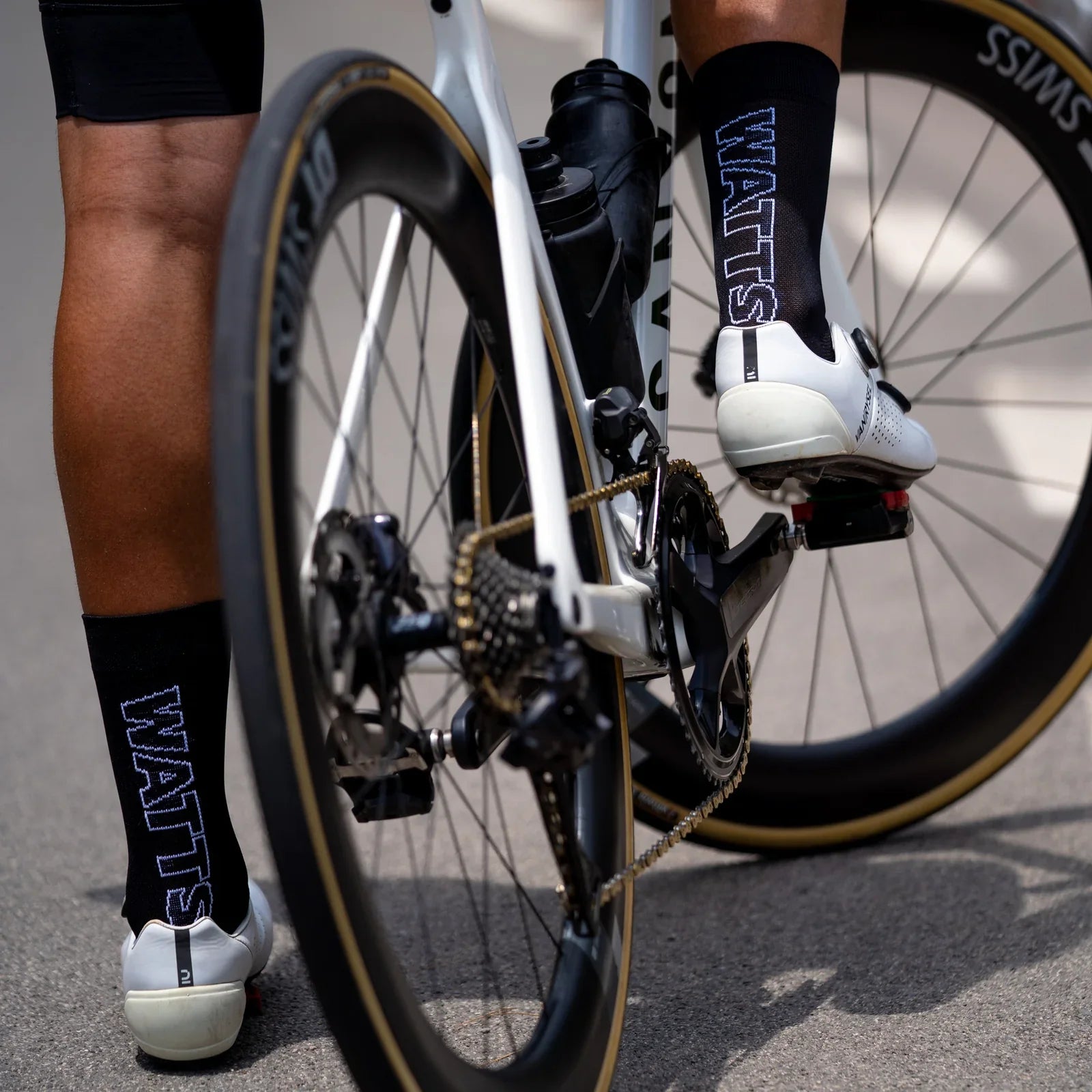 Watts Black – Cycling Socks