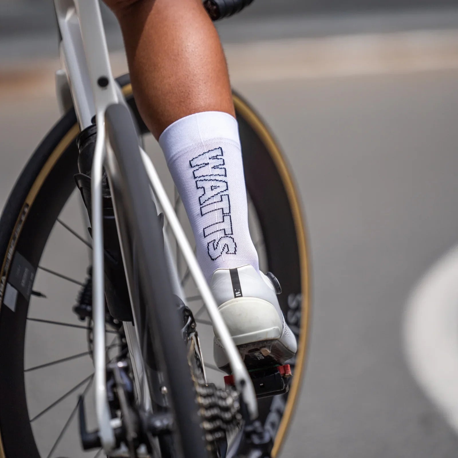 Watts White – Cycling Socks