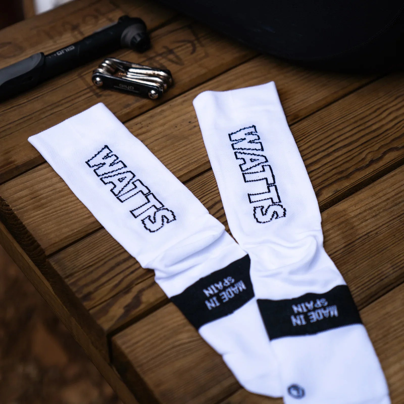 Watts White – Cycling Socks