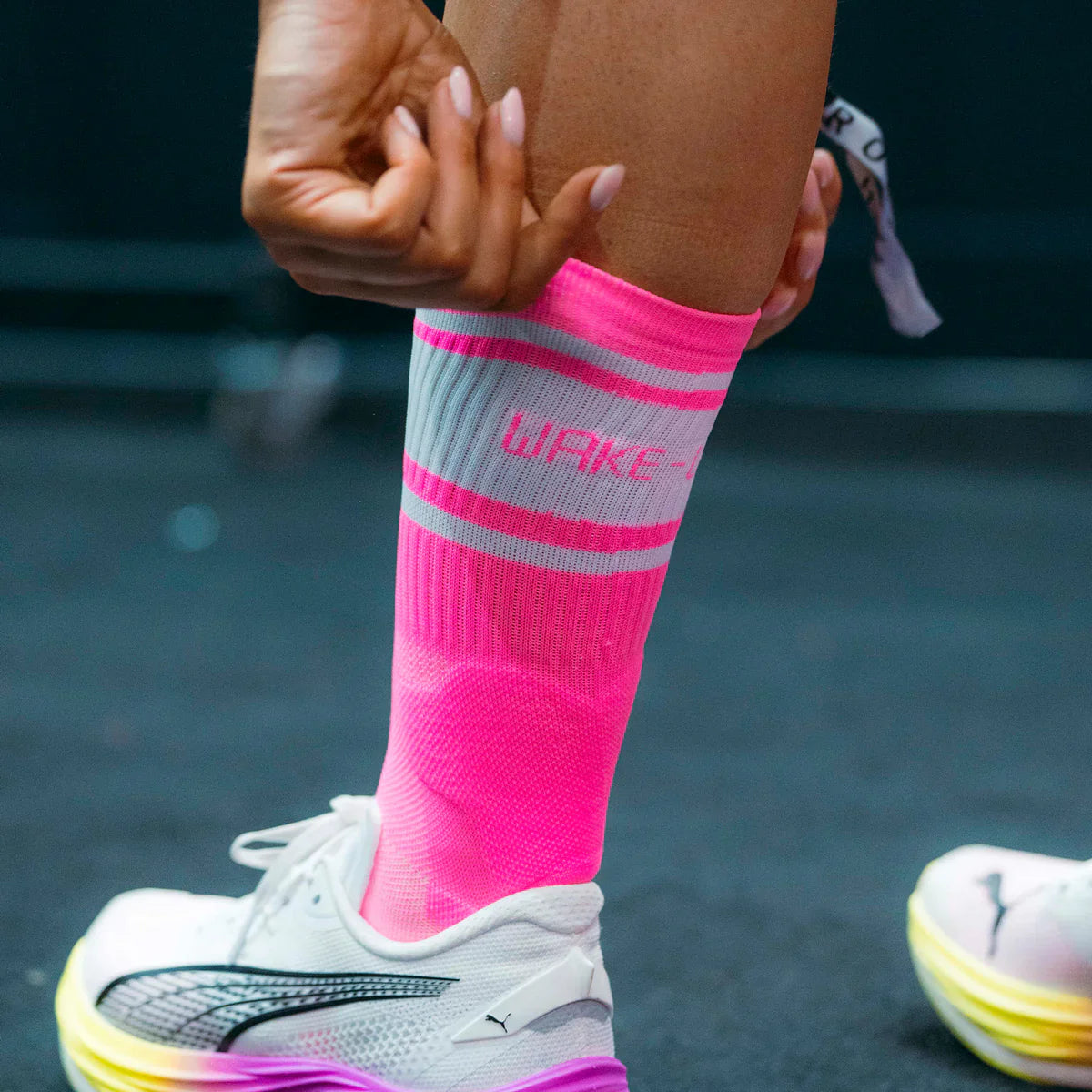 Wake up Pink - Hybrid Socks