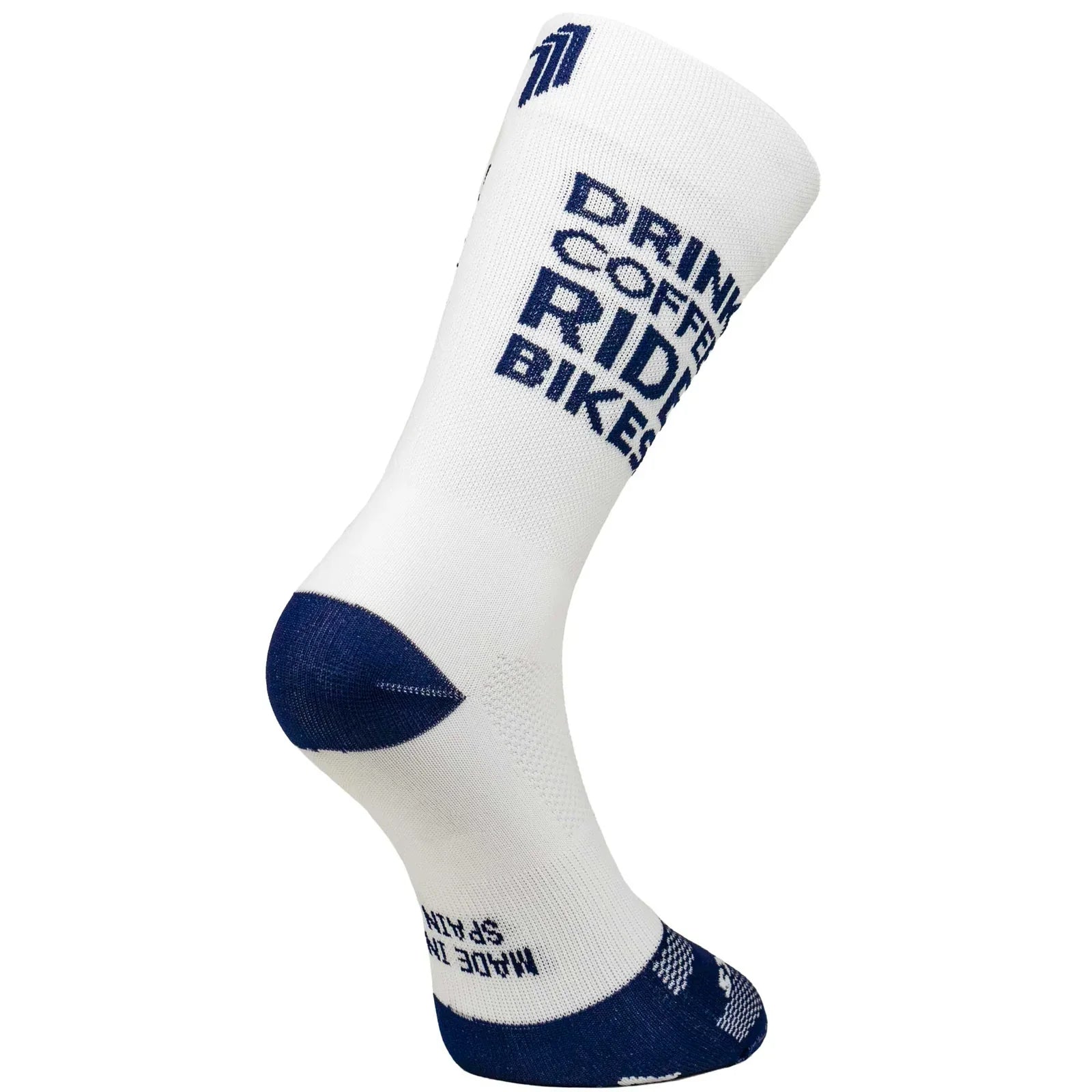 Drink Coffee Blue – Cycling Socks
