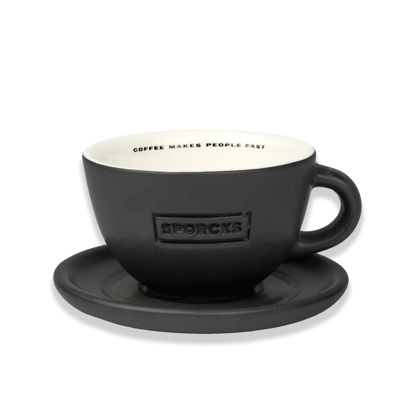 ANTHRACITE CAPPUCCINO SET - 200ML