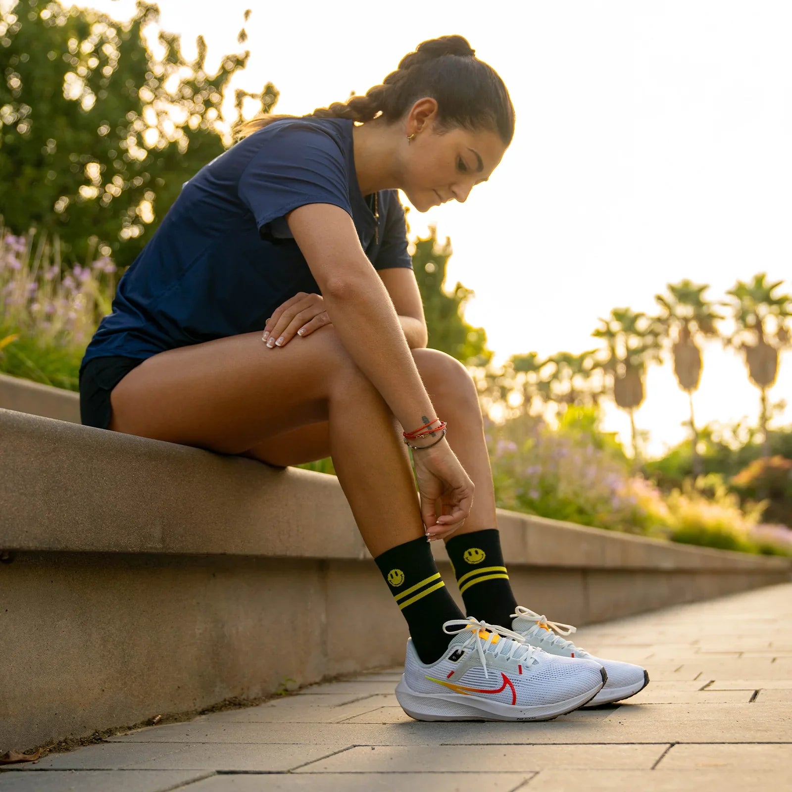 Happy Run Black – Running Ultralight Socks