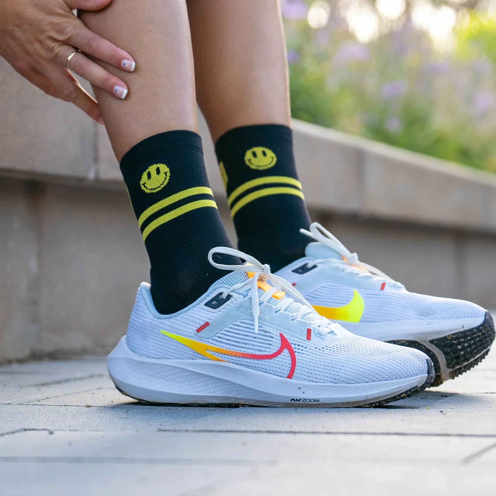 Happy Run Black – Running Ultralight Socks
