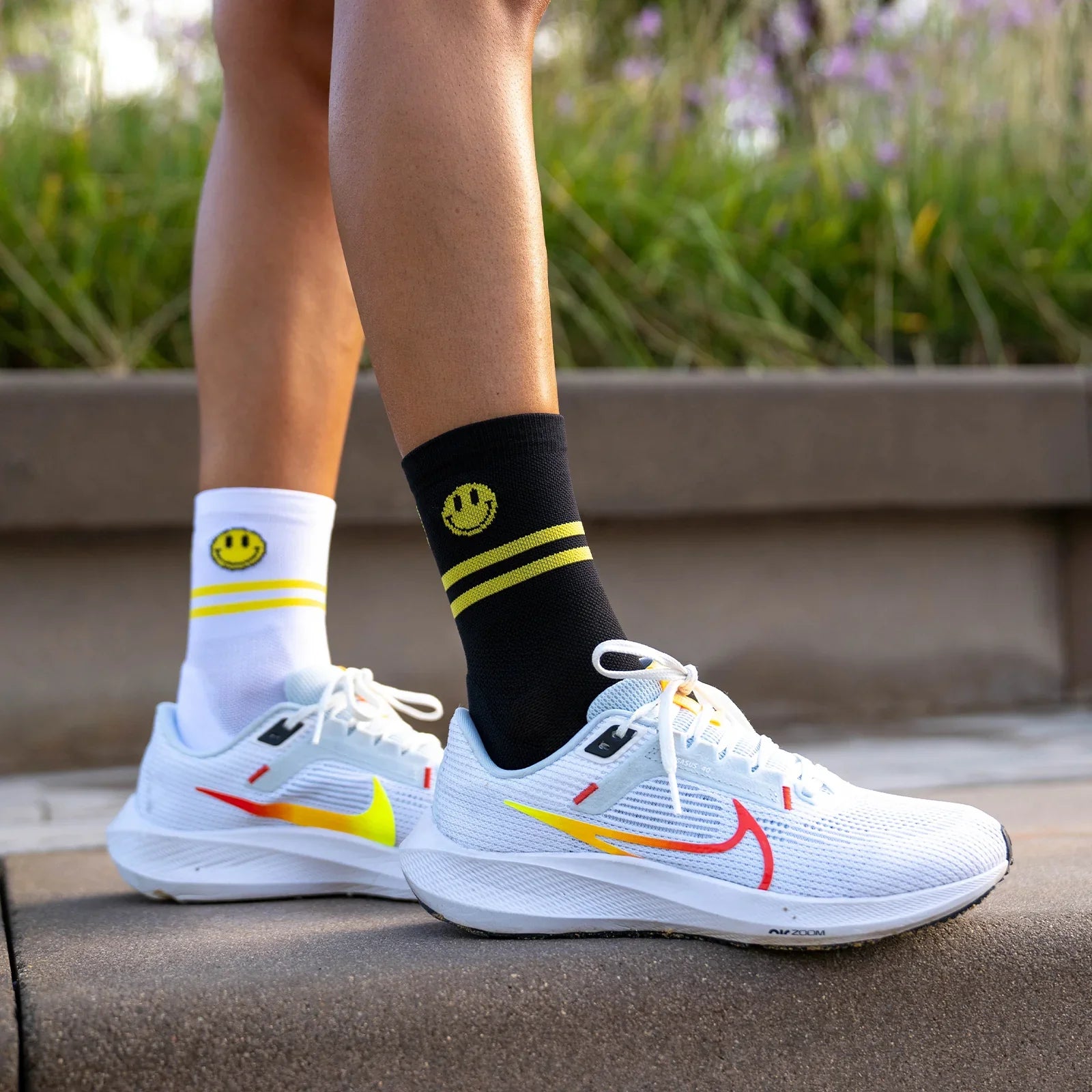 Happy Run Black – Running Ultralight Socks