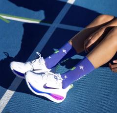 Hot Girls Blue - Running Socks