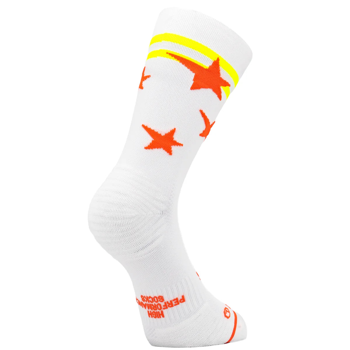 Run Star Orange - Running Socks