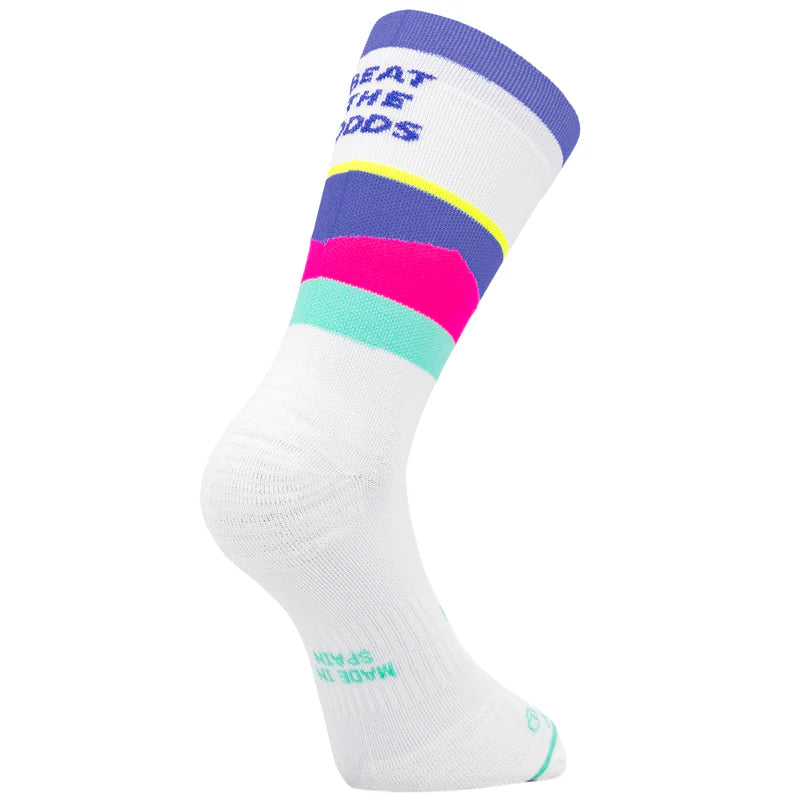 Beat The Odds Purple - Running Socks