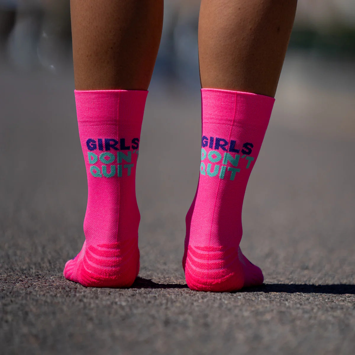 Girls Don`t Quit - Running Socks