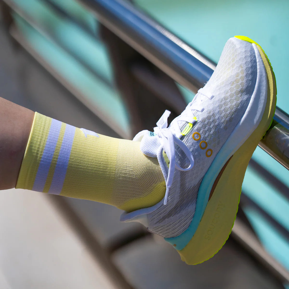 Signature Yellow - Comfort Running Socks