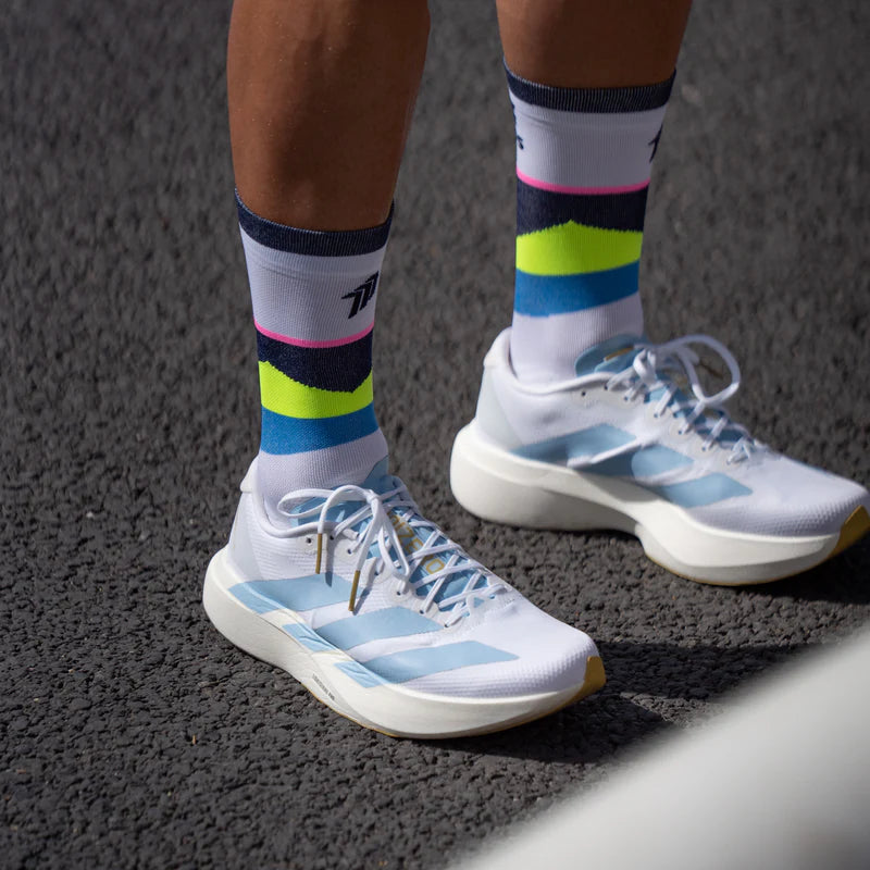Beat The Odds Blue - Running Socks