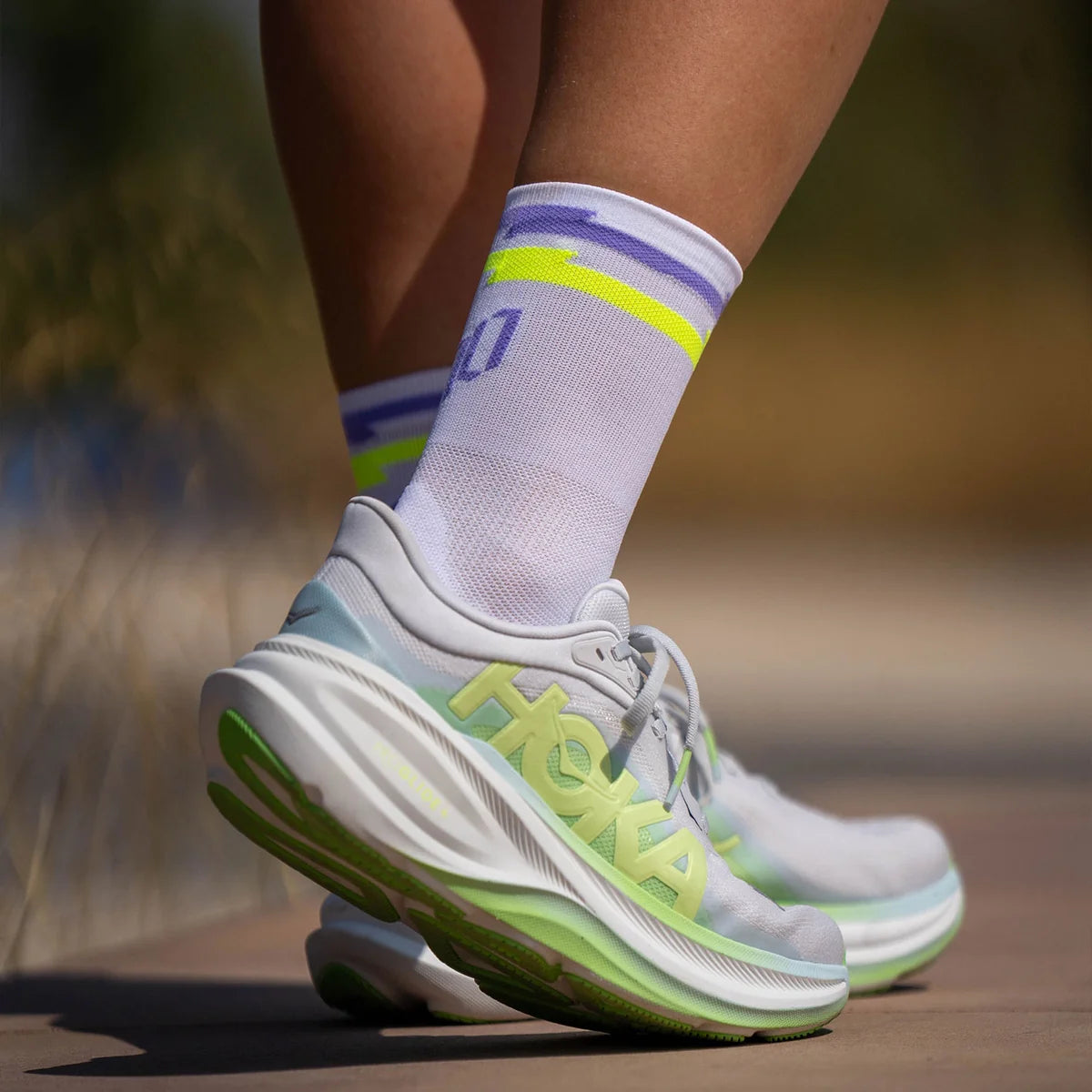 Summer 10 White - Pro Comfort Running Socks